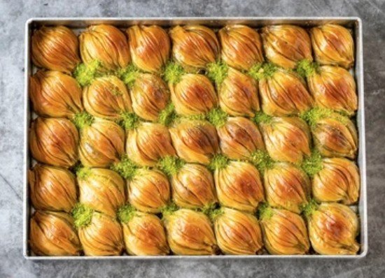 2.5 Kg Midye Baklava Tepsi Değil Kutu