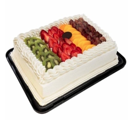 35 Kişilik Kare Dikdörtgen Meyveli Pasta Taze